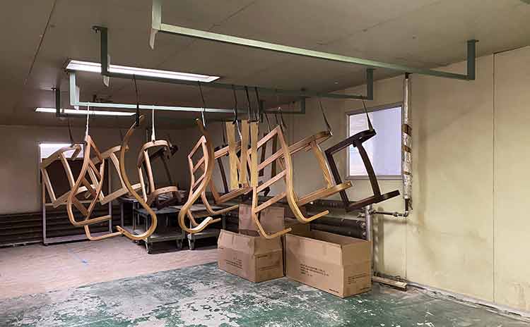 I-H38-dryingroom Factory-Facility塗装設備 乾燥室|冨士ファニチア