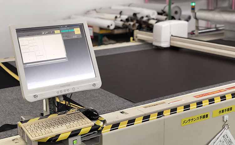 I-H40-Factory-facility-single-sheetcuttingautomaticcuttingmachine Factory-Facility裁断・縫製・革加工設備 一枚裁ち自動裁断機|冨士ファニチア